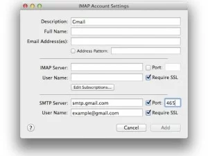 ΡΥΘΜΙΣΕΙΣ GMAIL ΣΕ DVR