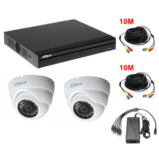 DAHUA HCVR4104C-S3 PLUS 2 CAMS DAHUA HACHDW100R PLUS POWER SUPPLY PLUS 20MBIOKAL CC100 DAHUA HCVR4104C-S3 PLUS 2 CAMS DAHUA HACHDW100R PLUS POWER SUPPLY PLUS 20MBIOKAL CC100