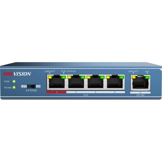 DS-3E0105P-E4-ports 100Mbps Unmanaged PoE Switch