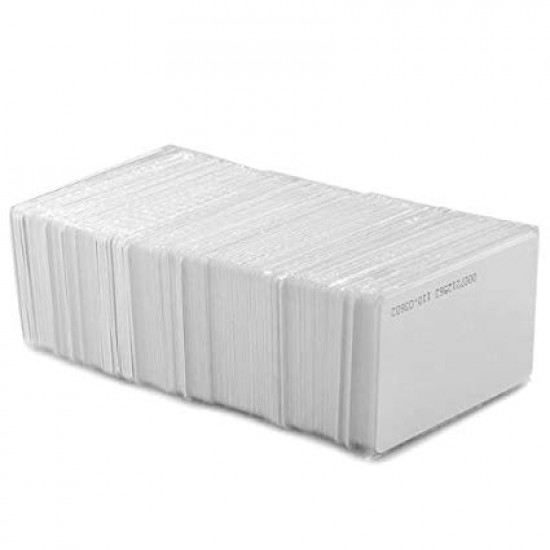  PROXIMITY EM 125κHZ Λευκή επαγωγική εκτυπώσιμη κάρτα συχνότητας 125 KHz