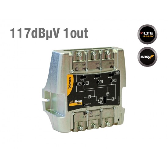 TELEVES 562401 ΕΝΙΣΧΥΤΗΣ ''EasyF'' FM-V-U-U TELEVES 562401 ΕΝΙΣΧΥΤΗΣ ''EasyF'' FM-V-U-U