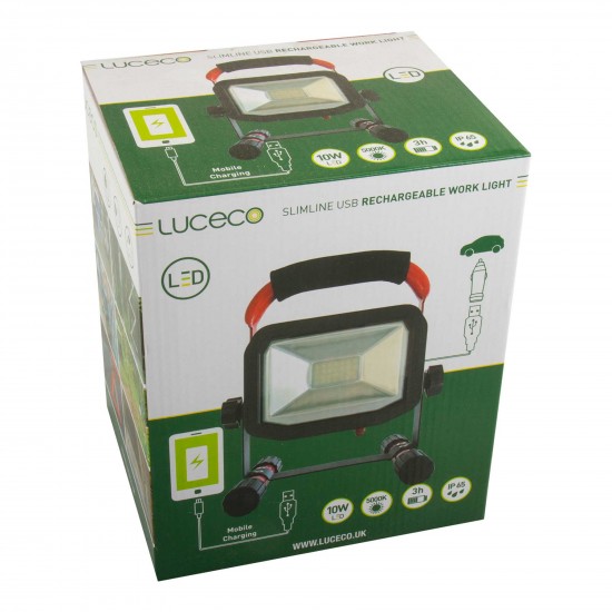 LSWR10BR-01 Προβολέας LED Slim Επαναφορτιζόμενος 10W 5000K IP65 LSWR10BR-01 Προβολέας LED Slim Επαναφορτιζόμενος 10W 5000K IP65