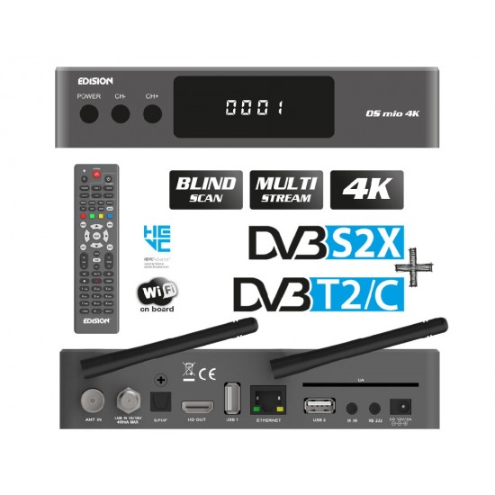 OS MIO 4K S2X + T2/C Grey OS MIO 4K S2X + T2/C Grey