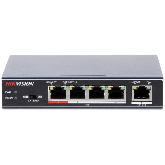 DS-3E0105P-E4-ports 100Mbps Unmanaged PoE Switch