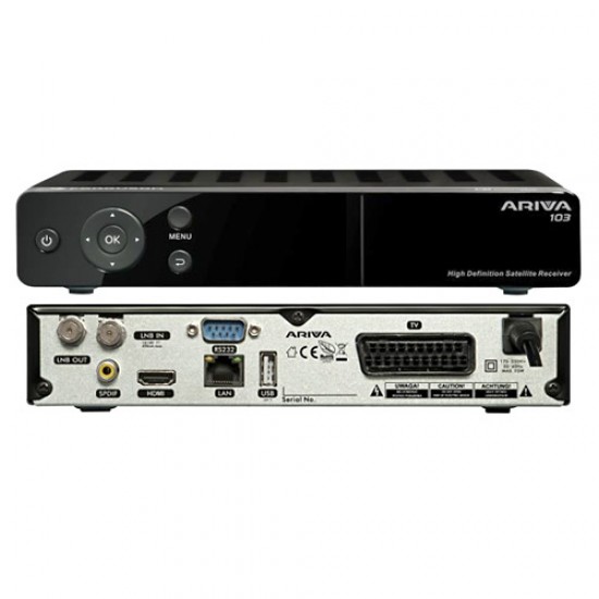 Δορυφορικός Δέκτης FERGUSON ARIVA 103, 1CA, HDMI, USB, ETHERNET, YouTube, YouPorn, Dailimotion, RSS, Weather, Google maps Δορυφορικός Δέκτης FERGUSON ARIVA 103, 1CA, HDMI, USB, ETHERNET, YouTube, YouPorn, Dailimotion, RSS, Weather, Google maps