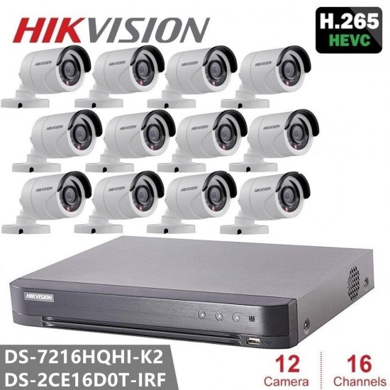 HIKVISION 12CAMS  2MPIXEL CCTV KIT 2167