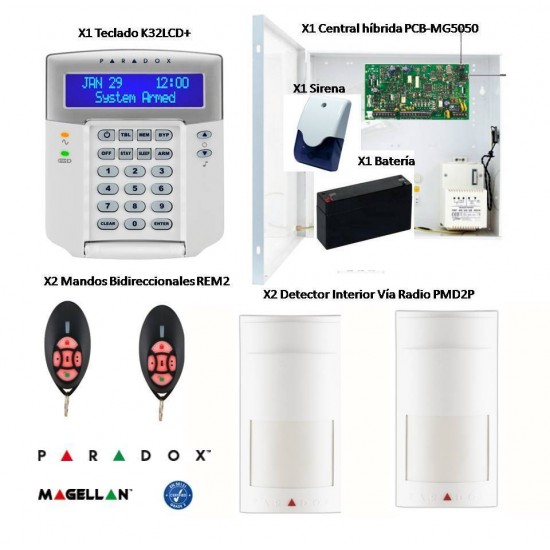 PARADOX MG5000 Ασύρματο σύστημα συναγερμού