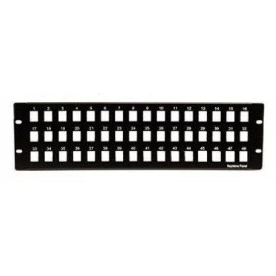 KUWES 48 PORT Keystone Panel Blank