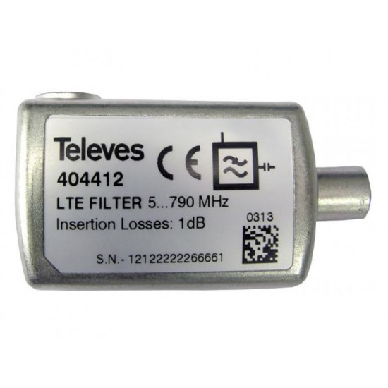 TELEVES 404412 ΦΙΛΤΡΟ LTE (ch.21-60) IEC blister