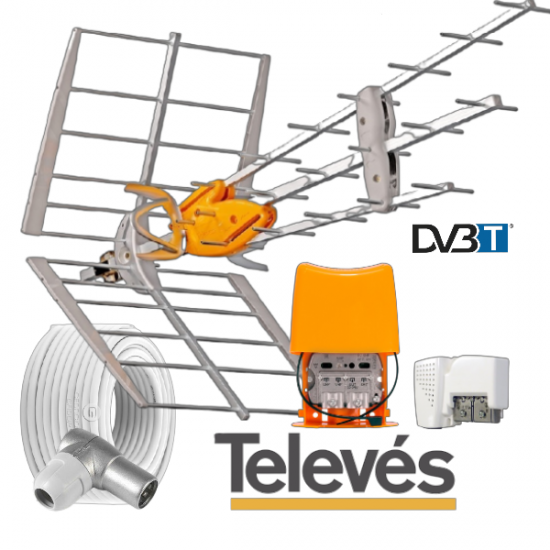 TELEVES DAT790 PLUS 568002 Ολοκληρωμένο σύστημα επίγειου ψηφιακού τηλεοπτικού σήματος γιά περιοχές με ασθενές σήμα