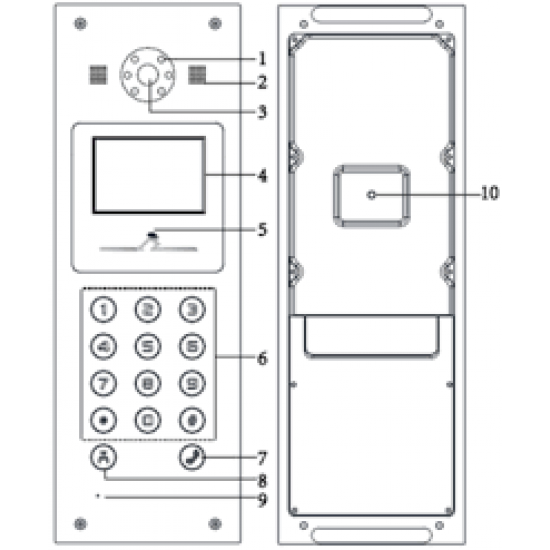 Hikvision DS-K3002-VM IP VIDEO INTERCOM