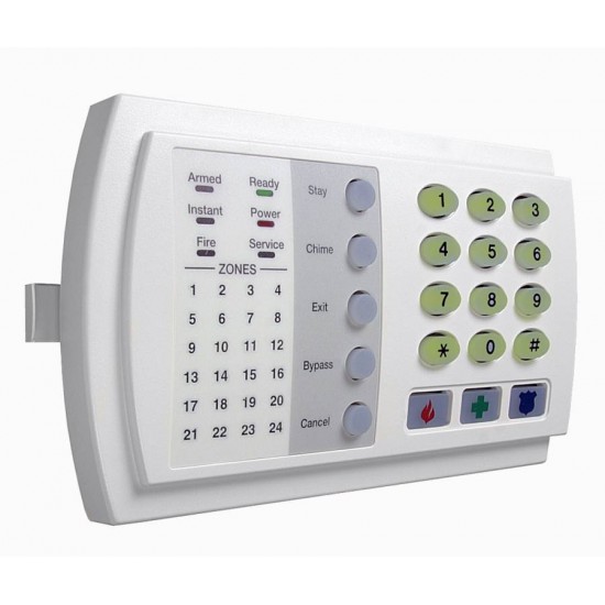 Caddx NX-124-GR 24 Πληκτρολόγιο 24 ζωνών με LED και φωτιζόμενα πλήκτρα Caddx NX-124-GR 24 Πληκτρολόγιο 24 ζωνών με LED και φωτιζόμενα πλήκτρα