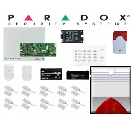 PARADOX SP5500 SET Ολοκληρωμένο σύστημα συναγερμού
