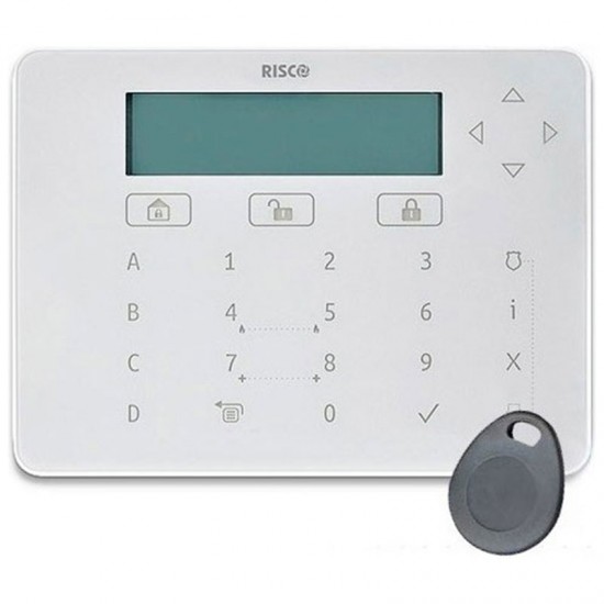 Risco Elegant -WP  Πληκτρολόγιο αφής με Proximity Λευκο