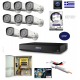 DAHUA 8 VARIFOCAL CAMS 2 MPIXEL CCTV KIT  2813 Ολοκληρωμένο σύστημα CCTV