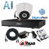 DAHUA ARTIFICIAL INTELLINGENCE XVR5104hs-i2 plus HDW1200M PLUS HD 1TERRA CAMERA CCTV KIT1211 2MP