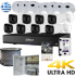 DAHUA 8CH 4K 8MP CCTV KIT 8822 με κάμερες μεταβλητού φακού κατάλληλο για μεγάλες αποστάσεις