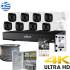 DAHUA 8CH 4K CCCTV KIT 8821 με κάμερες μεταβλητού φακού κατάλληλο για μεγάλες αποστάσεις