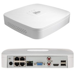  DAHUA NVR 4104-4P Δικτυακό καταγραφικό με 4 εισόδους POE