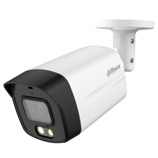 DAHUA - HAC-HFW1509TLM-IL-A-S2 Υβριδική Bullet κάμερα,με Dual Smart Illuminators, 5MP  φακό 3,6 mm και ενσωματωμένο μικρόφωνο