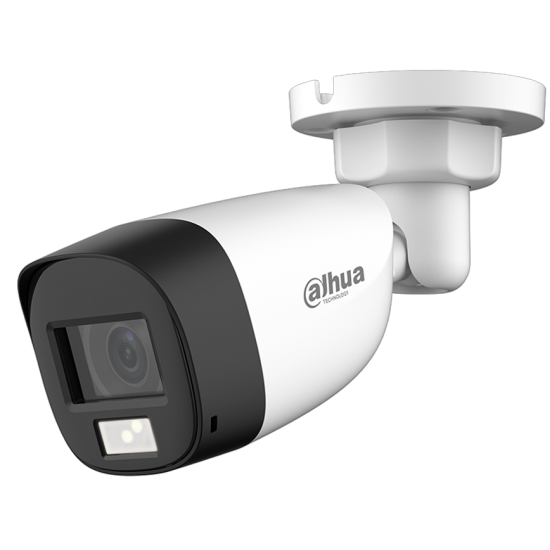 DAHUA - HAC-HFW1500CL-IL-A-0280B-S2 Smart Dual Light Aναλογική κάμερα 5MP με υπέρυθρα 20m και Led φωτισμό 20m.()Smart Dual Light τεχνολογία.
