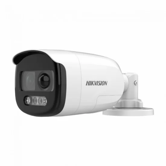 HIKVISION DS-2CE12DFT-PIRXOF 2 MP ColorVu PIR Siren Bullet Camera HIKVISION DS-2CE12DFT-PIRXOF 2 MP ColorVu PIR Siren Bullet Camera