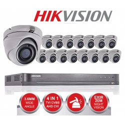 HIKVISION Σύστημα CCTV 16 καμερών 5 Μpixel kit 51606