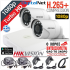 Hikvision Ολοκληρωμένο Σύστημα CCTV  2 καμερών TURBOHD κιτ 2224