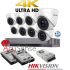 Hikvision 8 cams ds2ce76u8t-it3 4k cctv kit8818