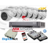 HIKVISION 8MP cctv kit 8832   DS-7208HTHI-K2 + 8  DS-2CE76U1T-ITMF+power supply+2HD wd PURPLE 4 TERRΑ