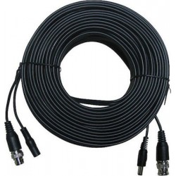 VDC-200 Καλωδίωση CCTV BNC + Τροφοδοσία μήκους 20 μέτρων SE-ACPC-20M