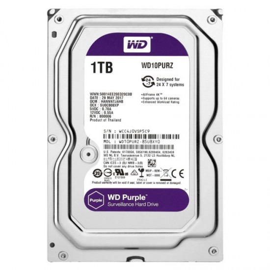 WESTERN DIGITAL I TERRA PURPLE WD10PURX WESTERN DIGITAL I TERRA PURPLE WD10PURX
