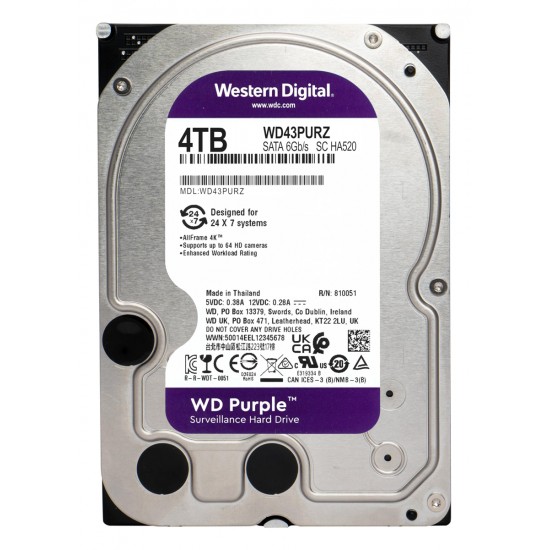 WESTERN DIGITAL WD40PURX 4 TERRA PURPLE WESTERN DIGITAL WD40PURX 4 TERRA PURPLE